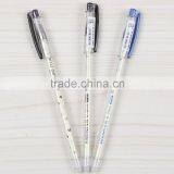 2015 promotional stationery plastic gel ballpoint pen erasable for students or office use TC-9005