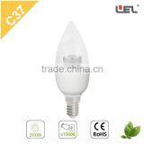 C37 AC220V-240V Candle LED Bulb E14 Gate Lamp 5W Innovalight LED Fairground Lights