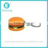 Innovative PU Soft Hamburger Keychain Foam Bread Keyring thumbnail-1