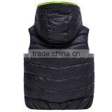 Custom Boys Hoody Sleeveless Padded Vest thumbnail-2