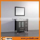 Hangzhou Factory Wooden Bathroom Furniture With Marble Countertop