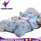 Pure Cotton Blue Flowers Printed King Bedding Set thumbnail-4