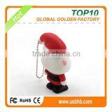 Christmas Santa Shape OEM PVC 2GB 8GB 16G Usb Flash Drive Pen Drive for Promotion thumbnail-4