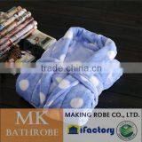 Plastic Brushed Fleece Bathrobe Made in China thumbnail-1