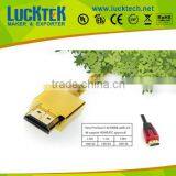 High Speed FLAT HDMI CABLE, V1.4 /colorful ,golden Plated,M / M,HIGH QUALITY