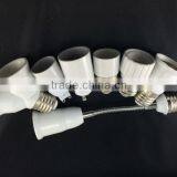 PBT E27 to E27 Lamp Holder With Extension Cord