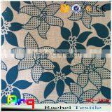 Middle East Style Linen Cotton Flocked Upholstery Fabric Used for Curtain Sofa Cushion Material thumbnail-3