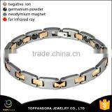 Unisex Tungsten Steel Bracelet With Energy Magnetic Hematite Bracelet for Mens Womens and Lovers thumbnail-1