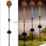Harvest Festival Decorations Pumpkin Crystal Metal Garden Stakes for Harvest Ornaments thumbnail-1