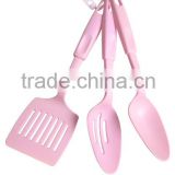 E01S-E 3pc Nylon Kitchen Utensil Set /Cooking Utensils Sets with Stainless Steel Stand