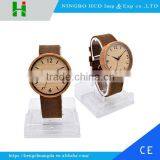 Leather Watch Strap Bamboo& Wood Smart Man Watch thumbnail-1