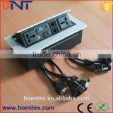 Table Desktop Pop Up Power Socket Box With Connector for Conference Power Solutions thumbnail-3