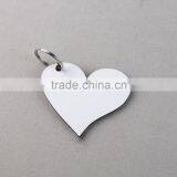 Heart Key Chains MDF Heat Transfer Hardboard Blank