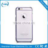 Electroplating Transparent Crystal Bling Diamonds Jewelry PC Phone Cover Case Skin For IPhone 6 6S Plus thumbnail-3