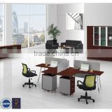 High quality modern design L shape panel office workstation furniture desk