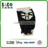 Fashion Crochet Flower With Butterfly Tassel Button Short Legwarmers thumbnail-1