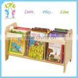Hot-selling Kids Wooden Car Style Bookshelf Kindergarten Library Bookshelf thumbnail-4
