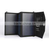 High Efficiency 20W Waterproof Foldable Solar Mobile Phone Charger thumbnail-2