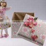 Custom Printing And Design Fashion Foldable Fabric Storage Boxes thumbnail-2