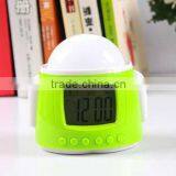 Novelty Promotional Item Gift Android Robots DIY Music Led Star Light Projecting Alarm Clock,digital Clocks thumbnail-3