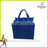 blue color wine bag for sale,printed non-woven wine bag,wine bag with handle