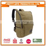 2014 hot new promotional recyclable canvas rucksack backpack bags