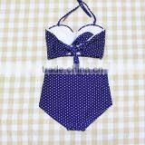 2016 New Arrival Wave Retro High Waist Bikini thumbnail-3