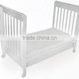 EN716 Certified Multifunctional Solid Wooden Baby Cot Bed thumbnail-4