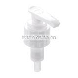 High Quality White Screw Down Ribbed pp Lotion Pump thumbnail-5