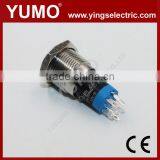 LA16JSF-11D-S R ROHS 16mm Flat Round 1NO1NC Momentary Screw Terminal 2A/36VDC Push Button Switch Push Button Piezo Igniters thumbnail-2