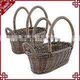 Promotion Item Wine Packing Used PE Wicker Handcraft Baskets for Gifts thumbnail-4