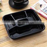 Plastic Takeaway Microwave pp Biodegradable Tableware 5 Compartments Food Container thumbnail-4