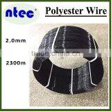 2.2mm Black Color Polyester Monofilament Yarn for Greenhouse thumbnail-2