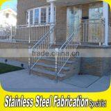 304 Stainless Steel Stair Railing Prefab Outdoor Metal Railing thumbnail-4