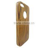 OEM Custom 100% Wood Smart Phone Case,zebra Wood Cover for IPhone5 5C thumbnail-3