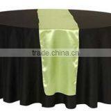 Satint Table Runner/wedding Deco Rosette Table Runner/cheap Table Runners thumbnail-1