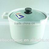 Friendly Round Porcelain Tureen, White Ceramic Soup Tureen With Lid,double Ear Tureens thumbnail-1