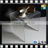 Clear Acrylic U-shaped Antique Console Table PMMA Custom Coffee Table Cheap From Shenzhen Yidong thumbnail-4