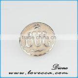 Fashionable Metal Button Various Designs Ginger Snaps Rhinestone Button thumbnail-1