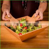 Bamboo Elegance Quality Salad Bowl Set Homex BSCI/Factory