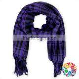 Wholesale Ladies Muslim Products Bright Yellow Tassels Hijab Scarf Fashion Lady Fringe Scarf thumbnail-2