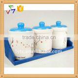Fine Design 3pcs Ceramic Canister Set thumbnail-1