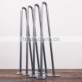 Furniture hardware steel hairpin legs,metal table leg FF089