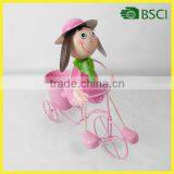Hot Sale Fatastic Decor Home and Garden Metal Bicyle Planter Direct Factory in China thumbnail-1