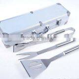 Hot 3 Pcs Aluminum Box Bbq Tool Set thumbnail-4