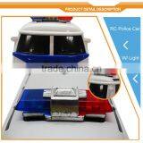2.4G 2CH Electric Car Remote Control rc Bus Toy With Police Flashlight & Music thumbnail-3
