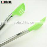 35030 Nylon Kitchen Tongs BBQ Cooking Food Salad Tongs With Spoon thumbnail-2