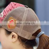 Female summer sun hat leisure outdoor net cap baseball cap cap summer together hat sun hat