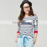 Stripe Fashion T-shirt With High Qulity thumbnail-1
