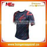 Hongen Apparel Custom Stretch Lycra Compression Shirt Mma 2017 Rash Guards thumbnail-1